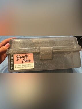 Decorative Sparkle Storage Box Organizer - Black